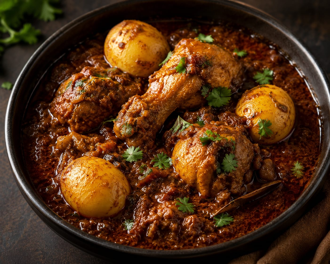 Cindy's Chicken & Egg Curry