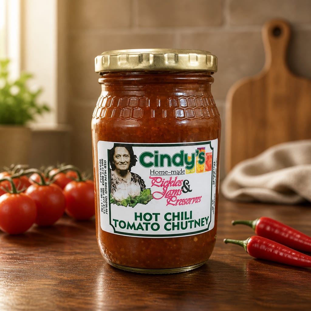 Cindys Hot Chilli Tomato Chutney 500 ml