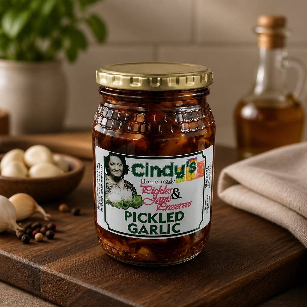 Cindys Pickled Garlic 350 ml